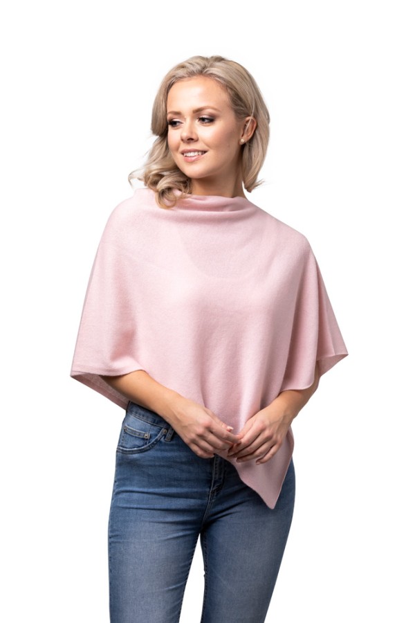 Liten Poncho - vår absoluta storsäljare ljusrosa