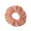 Hårsnodd scrunchie - Elegant i 100 % kashmir aprikos