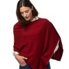 Liten Poncho - vår absoluta storsäljare, röd dahlia