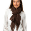 Frida sjal- stickad romantisk sjal i finaste cashmere. Brun