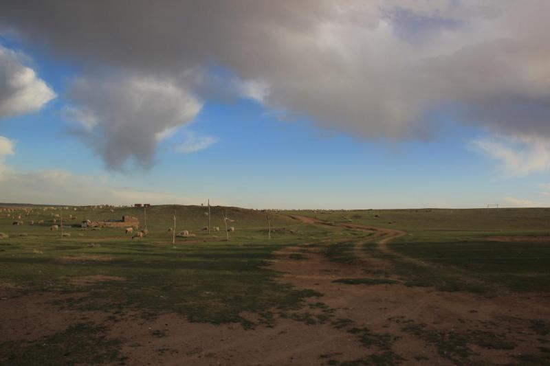 Det vackra Grassland i Inre Mongoliet